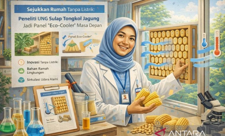 Panel Eco-Cooler Tongkol Jagung
