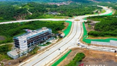 pembangunan jalan utama KIPP IKN