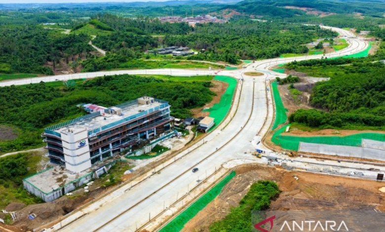 pembangunan jalan utama KIPP IKN