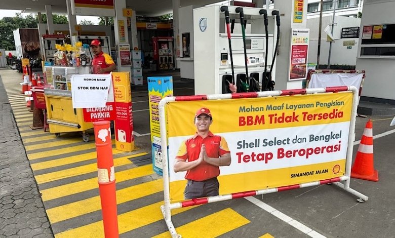Kekosongan BBM di SPBU Shell