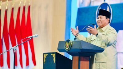 Presiden Prabowo Subianto menggelar Taklimat dengan Rektor serta Pimpinan Perguruan Tinggi Negeri dan Swasta Tahun 2026, pada Kamis, 15 Januari 2026.