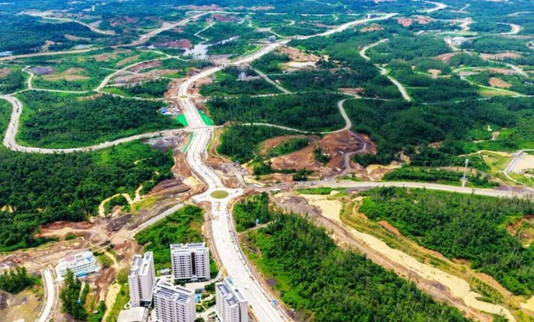 pembangunan jalan di KIPP