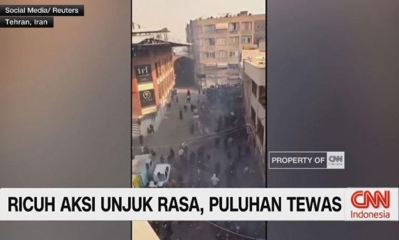 Protes Pedagang Iran