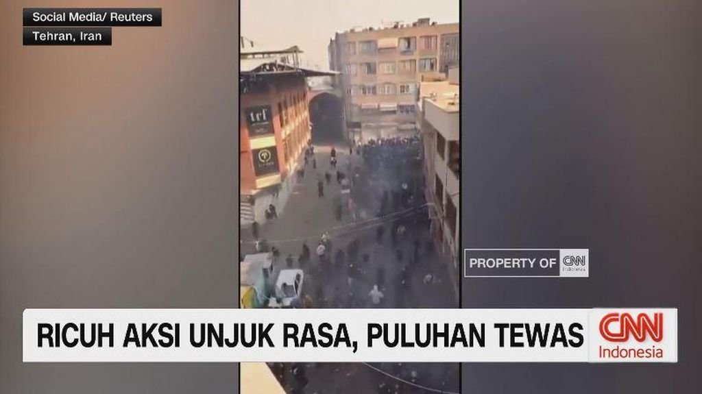 Protes Pedagang Iran