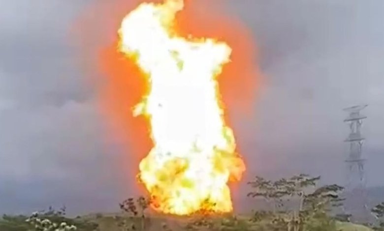 kebocoran pipa gas TGI