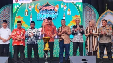 Pembukaan Wisata Belanja Ramadan 2026 di area parkir GOR Segiri