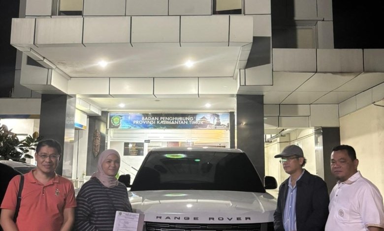Pemprov Kaltim Kembalikan Mobil Dinas Range Rover