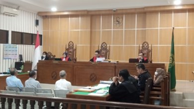 Suasana sidang lanjutan kasus dugaan korupsi Dayang Donna di Pengadilan Negeri Samarinda. (IST)