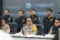 Kapolresta Samarinda, Kombes Pol Hendri Umar saat merilis kasus mutilasi dengan mengamankan dua pelaku. (IST)