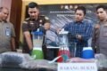 Satuan Reserse Narkoba (Satresnarkoba) Polresta Samarinda memusnahkan barang bukti narkotika