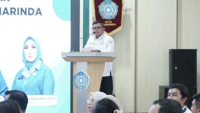 Rapat Koordinasi Percepatan Aksi Bangda dan Gerakan Intervensi Stunting Serentak yang digelar di Aula Sekretariat TP PKK Samarinda, Rabu (29/4/2026).