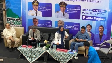 Forum publik yang digelar oleh KNPI Kota Samarinda, pada Selasa (15/4/2026) malam di Cafe Bagios.