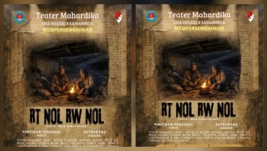 Poster Pentas Tunggal Teater Mahardika SMAN 8 Samarinda