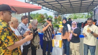 Wakil Wali Kota (Wawali) Samarinda, Saefuddin Zuhri, turun langsung memantau pelaksanaan Gerakan Pangan Murah (GPM)