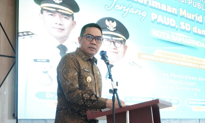 Wali Kota Samarinda, Andi Harun, membuka Sosialisasi Juknis dan Konsultasi Publik Sistem Penerimaan Murid Baru (SPMB) Tahun Ajaran 2026/2027