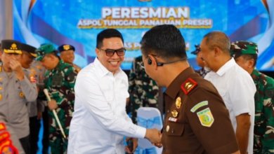 Wali Kota Samarinda, Andi Harun di peresmian Asrama Panaluan Presisi Polresta Samarinda di Jalan Gelatik Samarinda