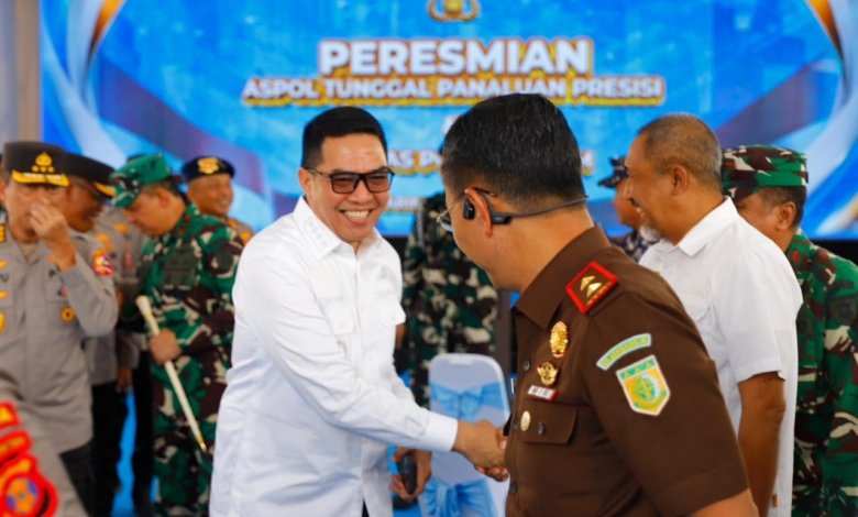 Wali Kota Samarinda, Andi Harun di peresmian Asrama Panaluan Presisi Polresta Samarinda di Jalan Gelatik Samarinda