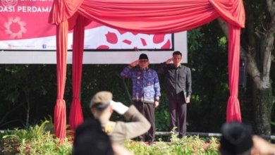 Wakil Wali Kota Samarinda Saefuddin Zuhri memimpin Apel Peringatan Hari Lahir Pancasila Tahun 2026.