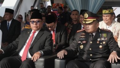 Saefuddin Zuhri menghadiri peringatan Hari Bhayangkara ke-80 di Kota Samarinda.