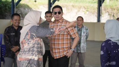 Wali Kota Samarinda, Andi Harun turun meninjau Tempat Pelelangan Ikan (TPI) Harapan Baru di Kecamatan Loa Janan Ilir pada Kamis (30/7/2026).