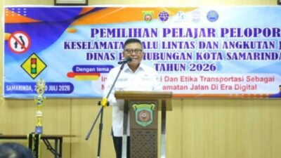 Wakil Wali Kota Samarinda, Saifuddin Zuhri membuka Seleksi Pemilihan Pelajar Pelopor Keselamatan Lalu Lintas dan Angkutan Jalan (LLAJ) Tingkat Kota Samarinda Tahun 2026