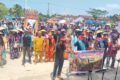Pawai Pembangunan di Kecamatan Anggana, Kabupaten Kutai Kartanegara (Kukar), dalam rangka memperingati HUT ke-81 Kemerdekaan Republik Indonesia