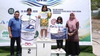 Saefuddin Zuhri menghadiri Kebundesa Open Fun Swimming Kejuaraan Renang Antar Pelajar 2026 
