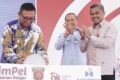 Saefuddin Zuhri saat menghadiri puncak peringatan Hari Indonesia Menabung (HIM) Kota Samarinda di Sekolah Rakyat Terintegrasi (SRT) 2 Samarinda