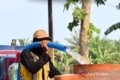 air bersih - Warga Samarinda antusias mengantri distribusi pasokan air bersih darurat yang disalurkan oleh pemerintah setempat.