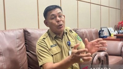 tambang emas ilegal - Ilustrasi tim Dinas Kehutanan Kaltim saat melakukan pemantauan dan penindakan kawasan hutan yang terdampak aktivitas penambangan tanpa izin.