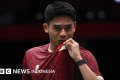 Asian Games 2026 - Tim beregu putra bulu tangkis Indonesia merayakan kemenangan usai meraih medali emas pertama pada Asian Games 2026.