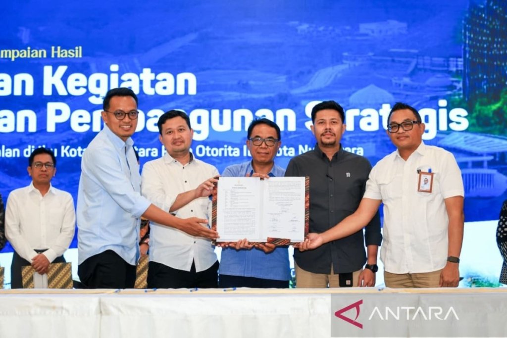 proyek jalan IKN - Ilustrasi proyek pembangunan infrastruktur jalan di kawasan Ibu Kota Nusantara (IKN).