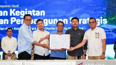proyek jalan IKN - Ilustrasi proyek pembangunan infrastruktur jalan di kawasan Ibu Kota Nusantara (IKN).