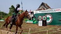 Kejurnas Berkuda Memanah - Ketua Umum KONI Pusat Marciano Norman saat membuka Kejurnas Berkuda Memanah III Tahun 2026 Road to PON.