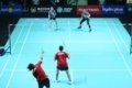 Campus League Badminton - Legenda bulutangkis Indonesia, Ricky Soebagdja, saat memantau jalannya pertandingan Campus League Badminton Regional Bandung.