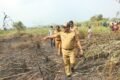 Wakil Wali Kota (Wawali) Samarinda, Saefuddin Zuhri, turun langsung memimpin peninjauan penanganan Karhutla