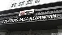 efek beragun aset - Ilustrasi gedung Otoritas Jasa Keuangan (OJK) di Jakarta. (Dok. DIKSI)