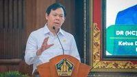 pilah sampah nasional - Ketua DPD RI Sultan Baktiar saat memberikan keterangan terkait pentingnya gerakan pilah sampah nasional di Bali.