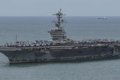 upaya bunuh diri - Kapal induk USS Abraham Lincoln saat menjalankan misi militer di kawasan strategis.