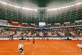 La Grande Indonesia - Aksi koreografi spektakuler dari kelompok suporter La Grande Indonesia saat mendukung Timnas Indonesia di stadion.