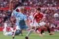 gol Erling Haaland - Ilustrasi pertandingan Premier League yang melibatkan penyerang Manchester City, Erling Haaland.