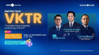 transformasi mobilitas VKTR - MNC Sekuritas saat menggelar Emiten Talk bertema Transforming Mobility, Unlocking Growth bersama PT VKTR Teknologi Mobilitas Tbk.