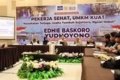 kesehatan investasi utama - Wakil Ketua MPR RI Edhie Baskoro Yudhoyono saat menyampaikan sosialisasi pentingnya menjadikan kesehatan sebagai investasi utama di Ngawi.