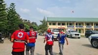 penembakan di sekolah - Ilustrasi pengamanan kepolisian di lokasi penembakan di sekolah Filipina.