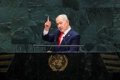 Benjamin Netanyahu - Perdana Menteri Israel Benjamin Netanyahu saat menghadiri Sidang Umum PBB di New York.