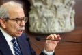 arena konflik - Perdana Menteri Lebanon Nawaf Salam saat memberikan keterangan pers terkait kedaulatan negara dan hubungan bilateral.