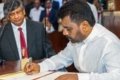 hukuman mati - Ilustrasi bendera Sri Lanka dan Arab Saudi serta proses diplomasi internasional.