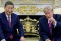 perang dagang - Presiden AS Donald Trump dan Presiden China Xi Jinping saat melakukan pertemuan bilateral di Washington, D.C.