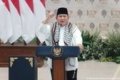 media israel soroti - Presiden Prabowo Subianto saat menyampaikan pidato yang menyoroti isu kemerdekaan Palestina di Pondok Modern Darussalam Gontor.