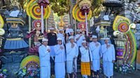 Tawur Agung Manca Wali Krama - Sekjen Kementerian Kebudayaan RI, Bambang Wibawarta, saat menghadiri upacara Tawur Agung Manca Wali Krama di Bali.